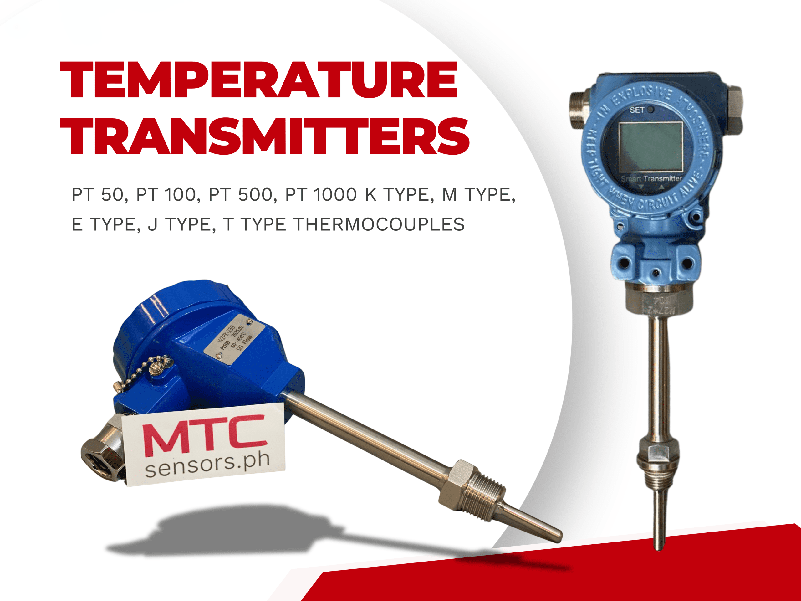 temperature transmitter philippines - support PT 50, PT 100, PT 500, PT 1000 K Type, M Type, E Type, J Type, T Type Thermocouples